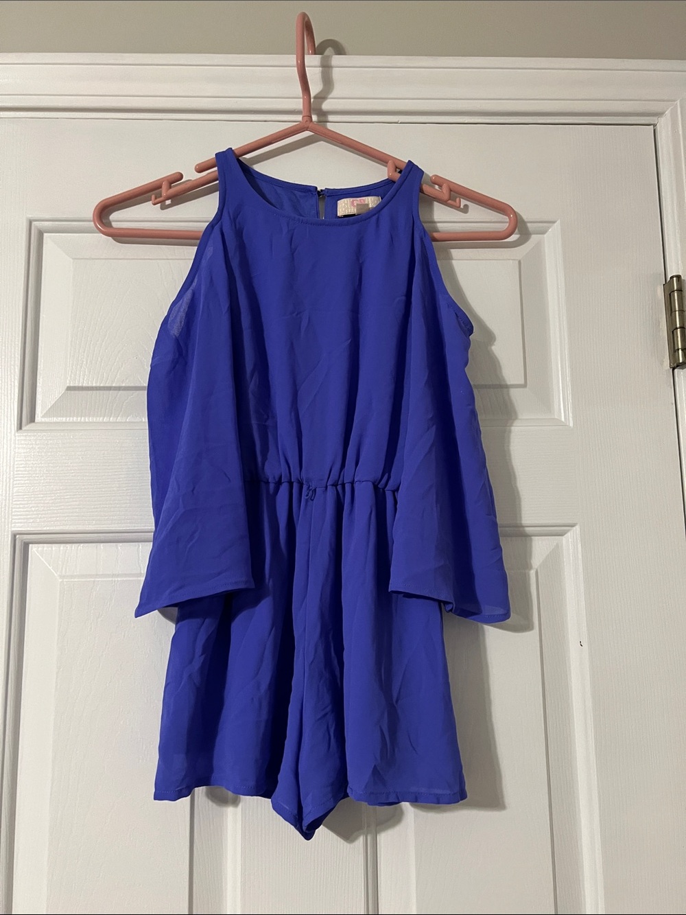 Off-shoulder romper